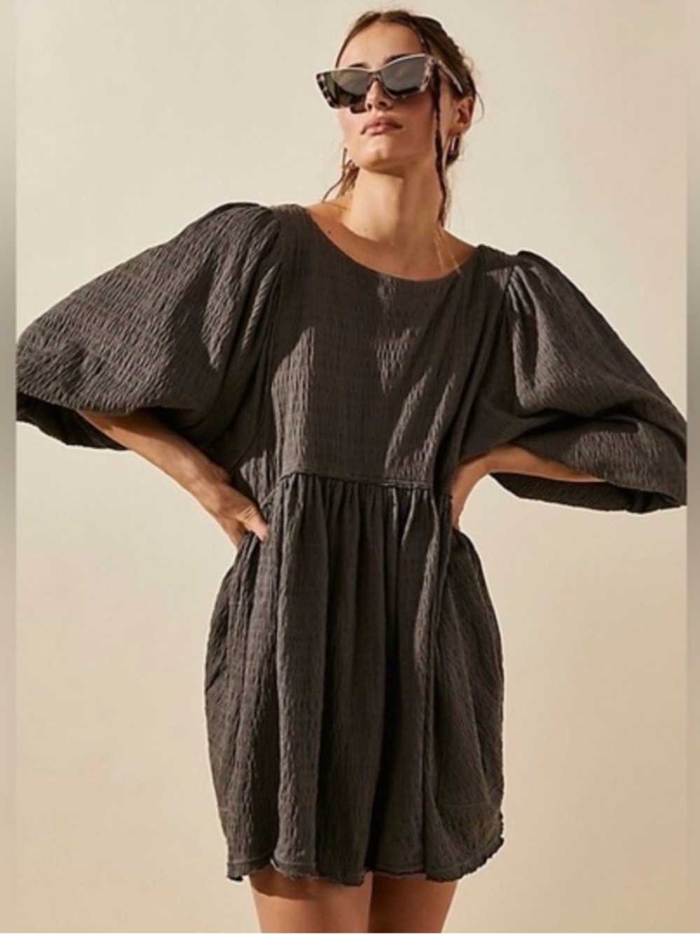 Free People Beach Get Obsessed Babydoll Dress